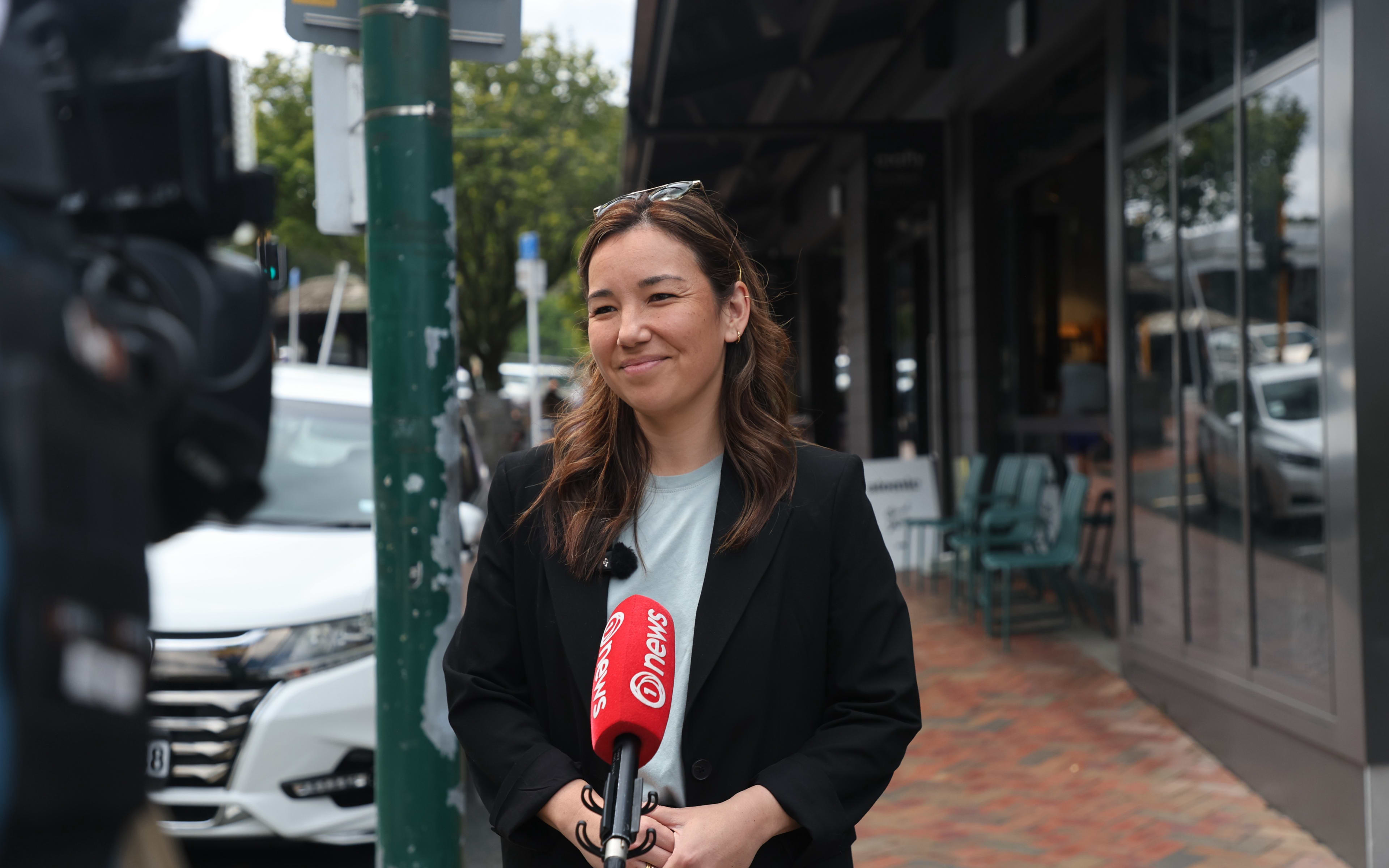 Opportunity Party leader Qiulae Wong in West Auckland.