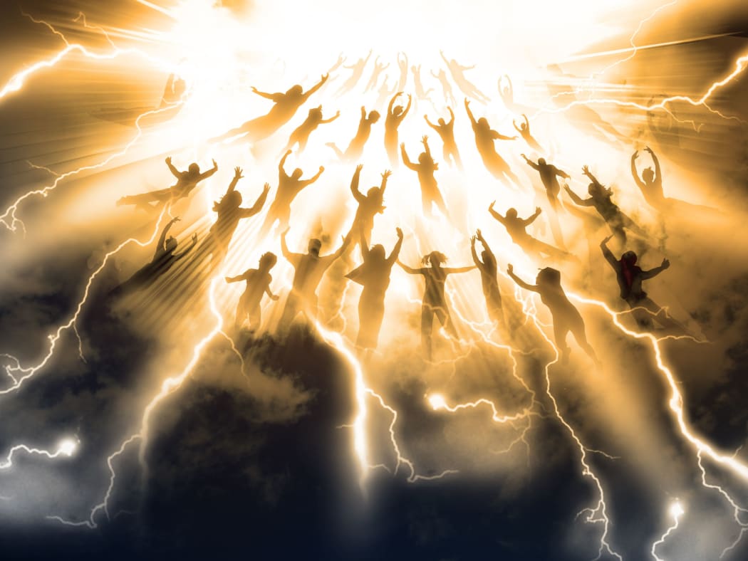 An artist's impression of the rapture