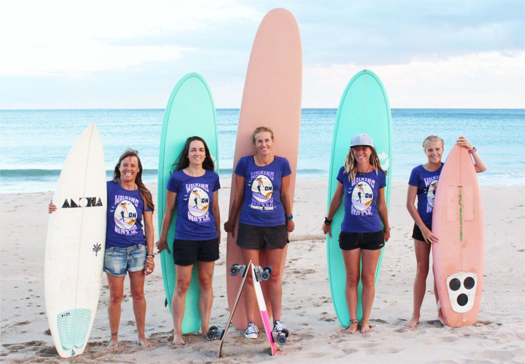 Walking on Water surf school staff