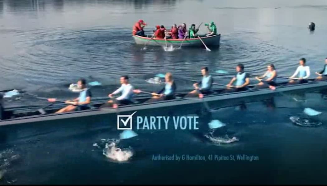National portayed itself as a sleek crew powering past a stalled opposition in its opening address for TV in 2014.