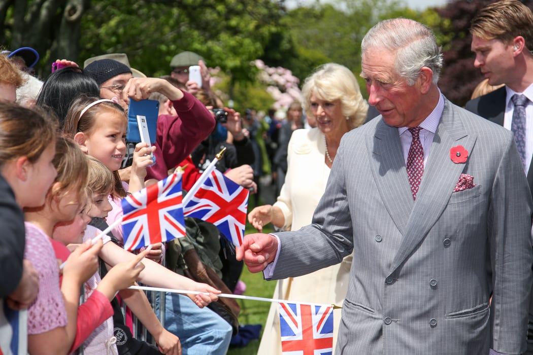 Prince Charles and Camilla greet fans in New Plymouth