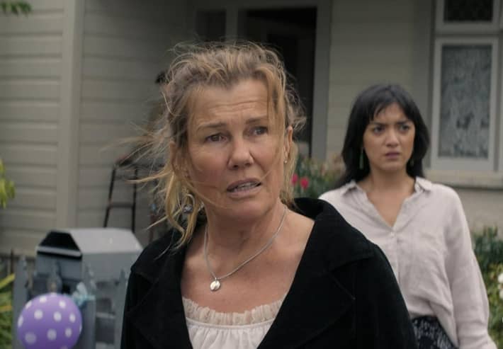 Robyn Malcolm and Kirana Gaeta in After The Party.
