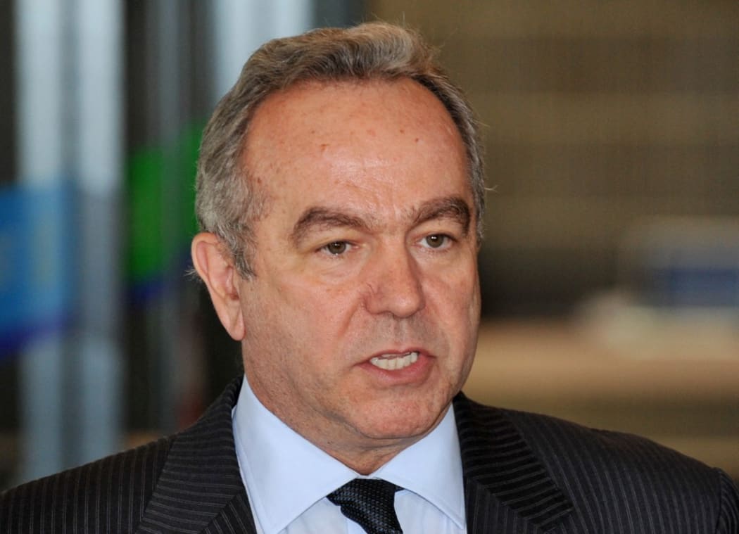 US Assistant Secretary of State for East Asian and Pacific Affairs Kurt Campbell speaks to the media after meeting with Japanese officials at the Foreign Ministry on January 17, 2013.