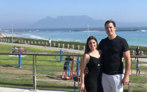 Nicole Nel and her partner Johannes Smit.