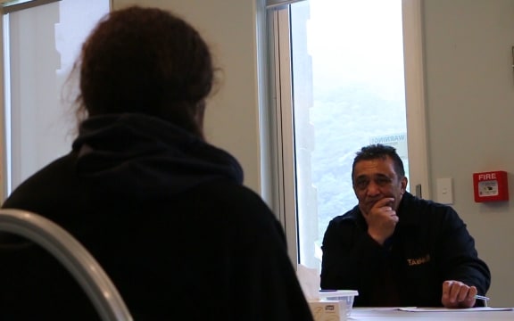 An alternative justice meeting at Te Pae Oranga.