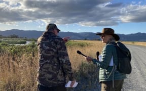 Producer Sally Round recording for Country Life