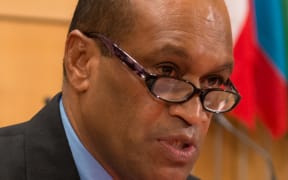 The Fiji health minister, Jone Usamate.