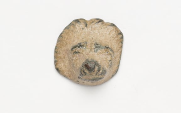 A dog amulet found in Turkey by a Kiwi World War I soldier at Gallipoli, now held at the Auckland Museum