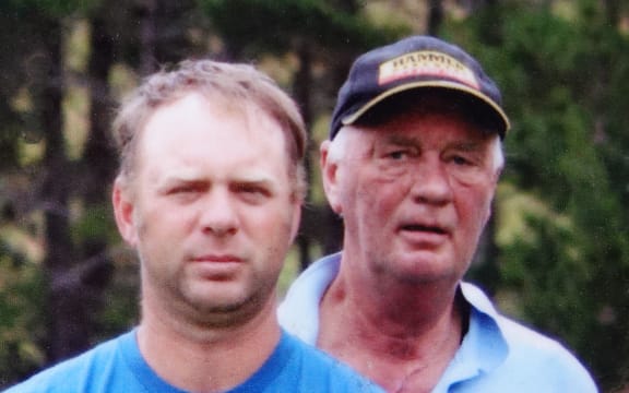Dave Davan, right, with his youngest son Conrad Davan. Photo: Supplied