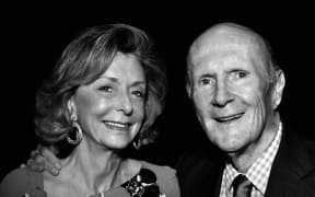 Julian and Josie Robertson who donated more than $200 million worth of art to Auckland Art Gallery.