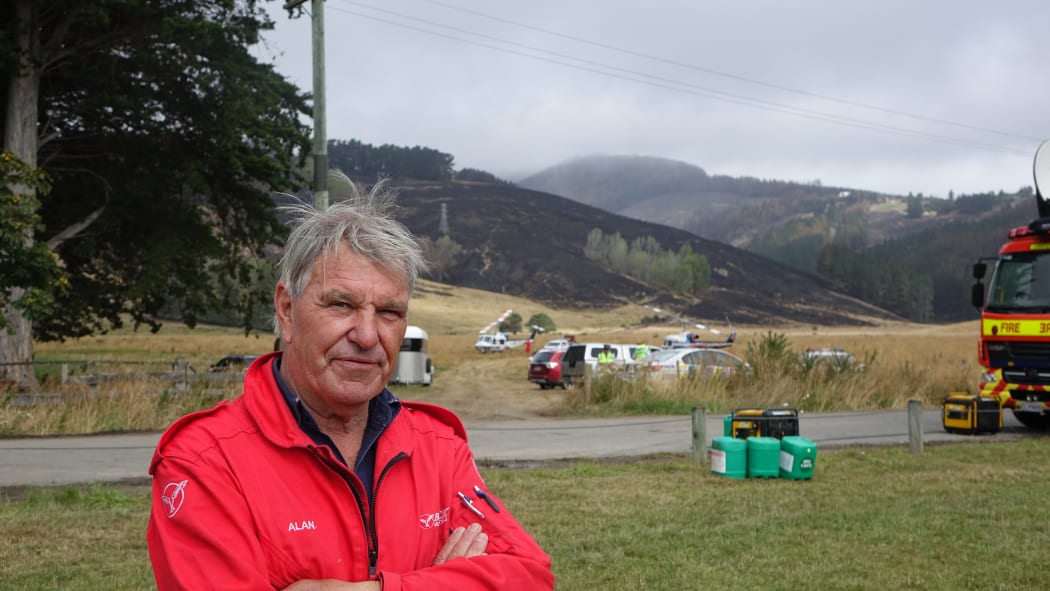 Helicopter pilot Alan Beck