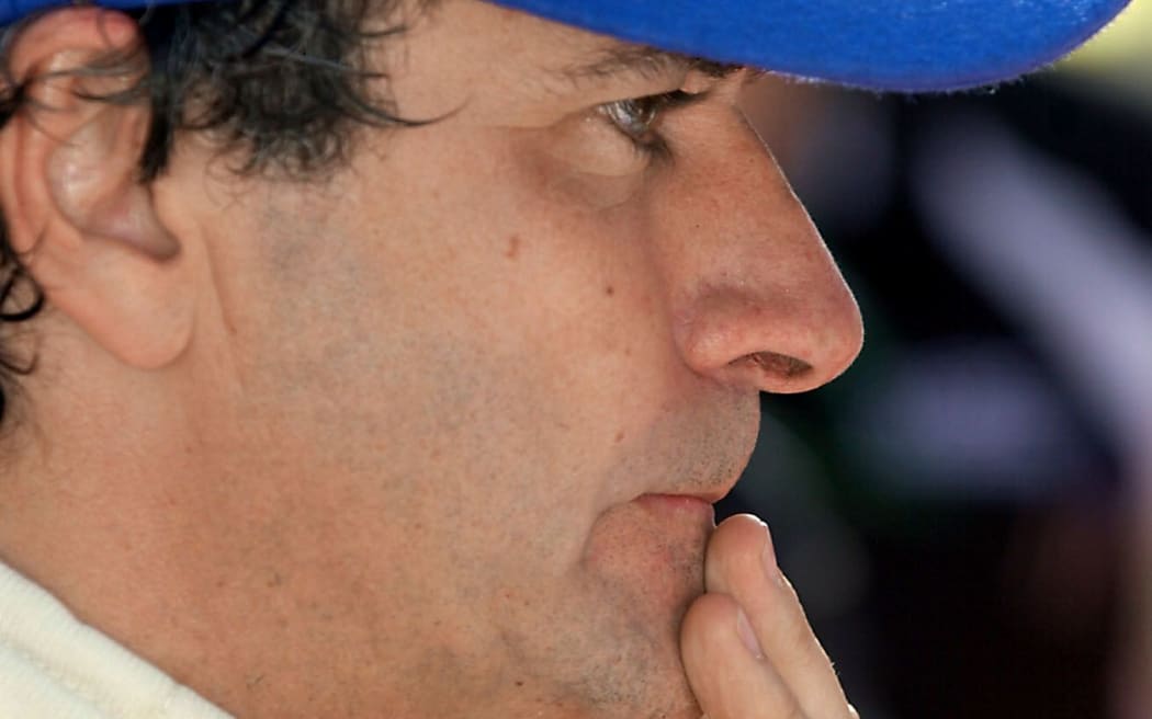 Carlos Sainz Snr.. at the New Zealand rally, 2003