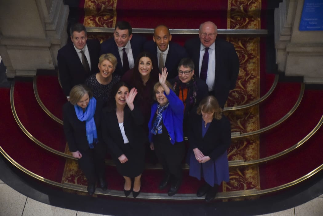 The new Independent Group member MPs.