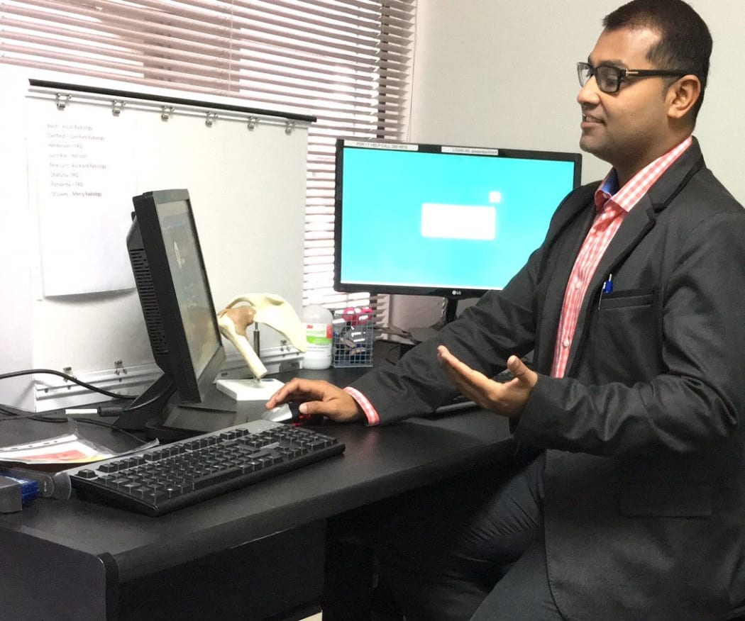 One of the doctors manning the online service is Dr Afraz Adam who is based in Auckland.