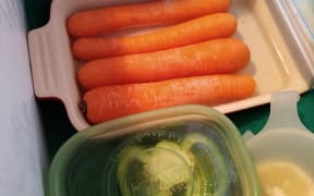 Carrots in water