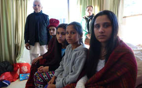 Grandparents Kaladhar and Tulsi Kafle, Manisha (17), Mamata (11) and Tulsi (24).