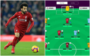 Mohamed Salah-Fantasy League collage