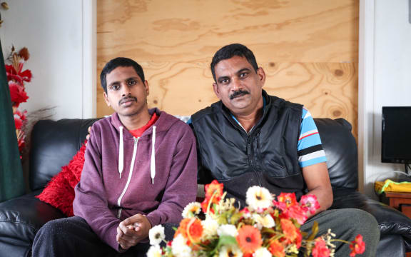 Sagar Narayan with his father Lalit.