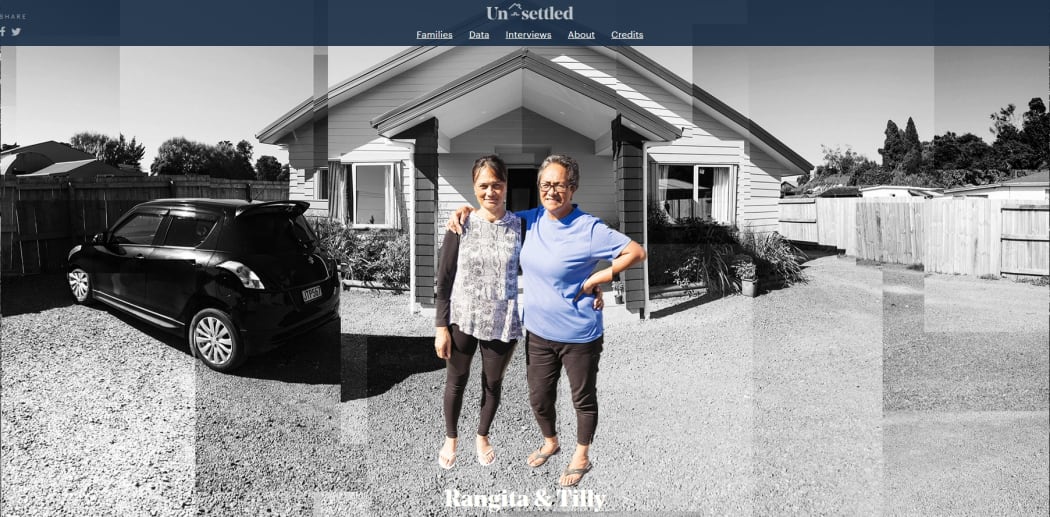 Unsettled investigates five families to explore housing problems with interactive video and data.