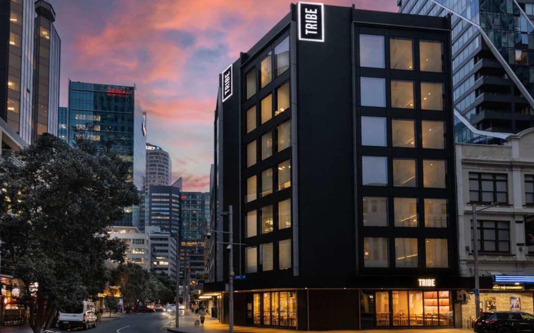 The Tribe hotel in Auckland.