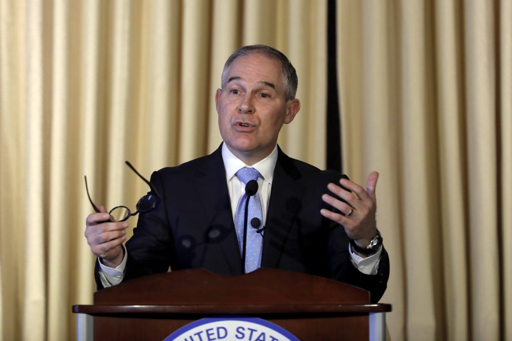 Chief of the US Environmental Protection Agency Scott Pruitt