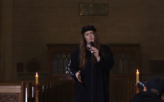 Abby Wolfe at St Paul's Cathedral.