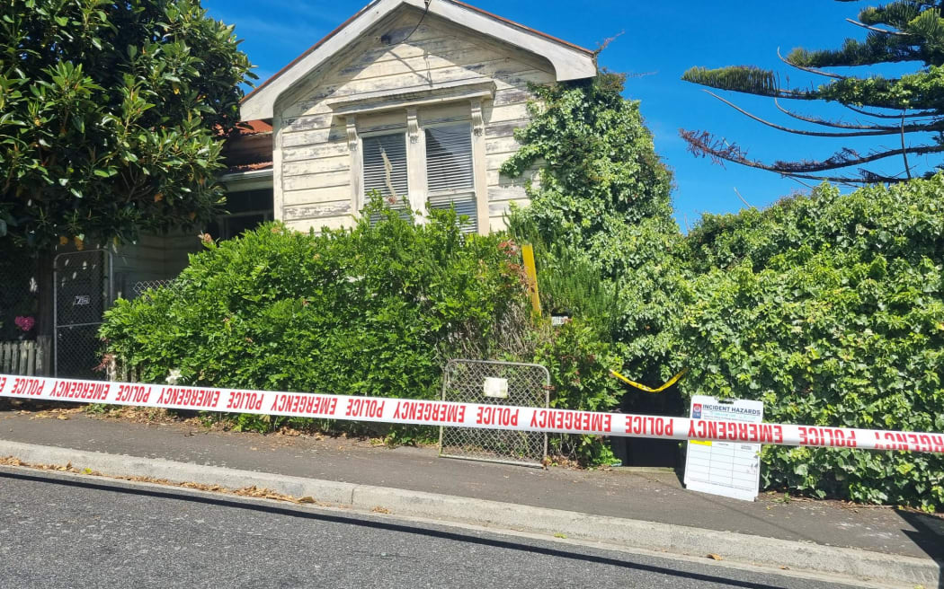Police were called to assist Fire and Emergency after a blaze at a Creswick Terrace property in Wellington's Northland on 3 January, 2022.