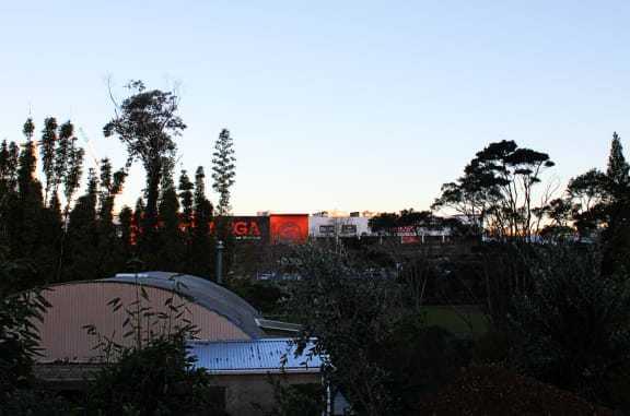 Some residents were upset when large eucalyptus trees were recently cut down, revealing life outside Kāwai Purapura.