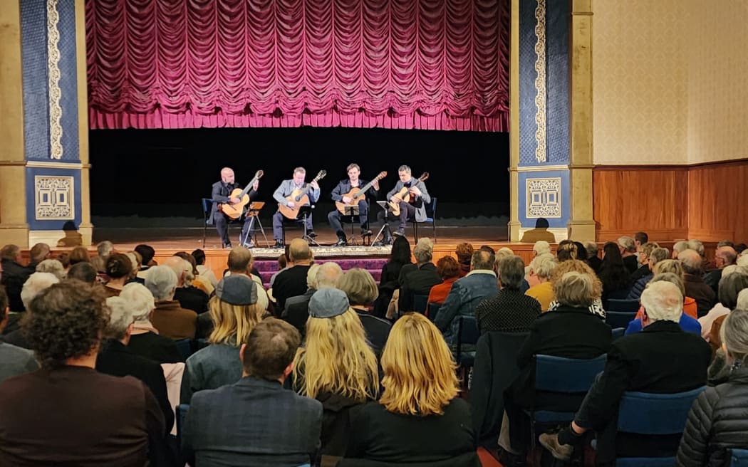 The New Zealand Guitar Quartet in concert, Cambridge, 2024