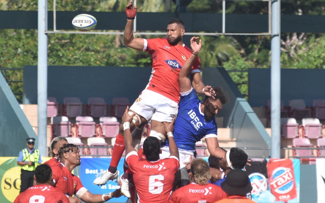 Manu Samoa beat Tonga in their match in Apia.
