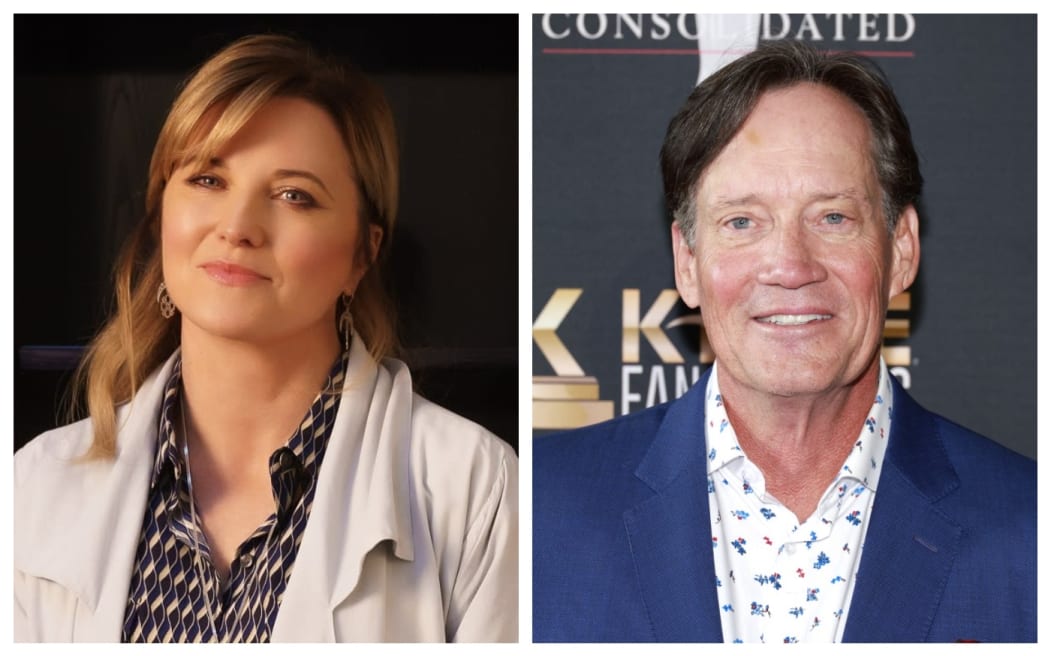 Lucy Lawless and Kevin Sorbo