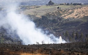 Port Hills fire - day three - Kennedys Bush