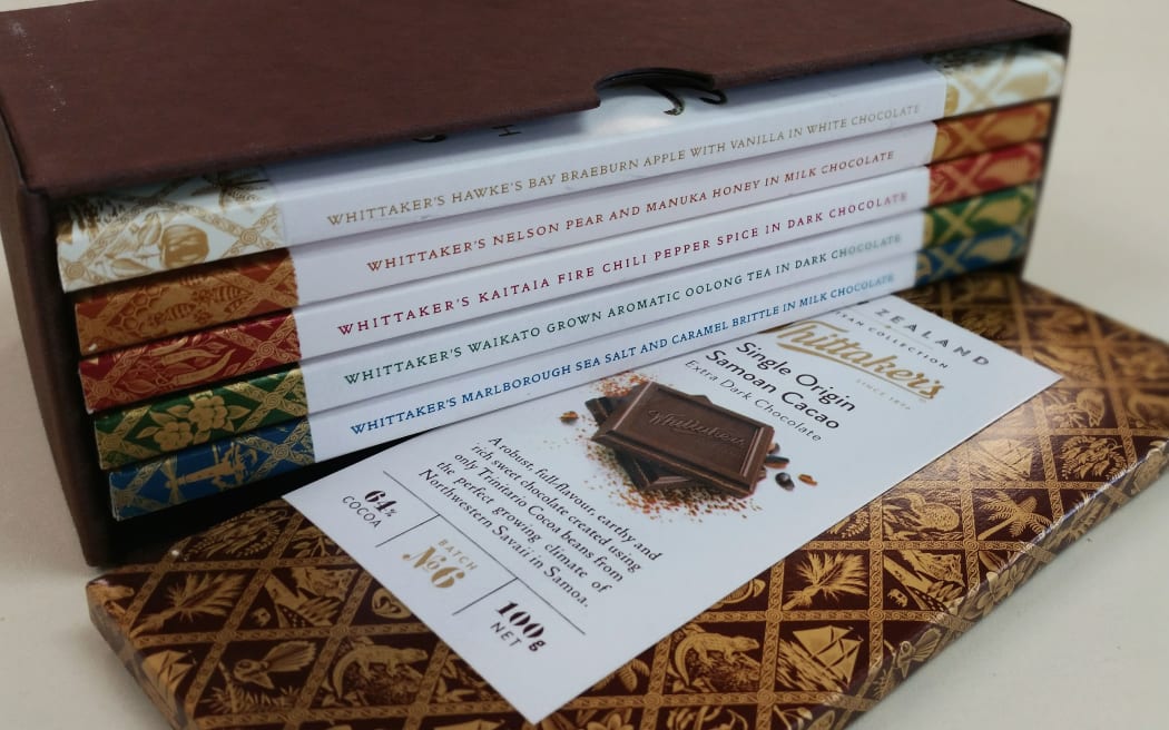 Whittaker's Artisan Range, including 'Single Origin Samoan Cacao'