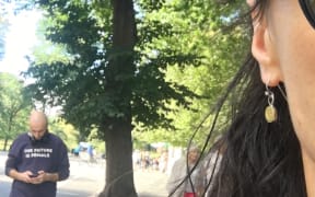 Emily in NYC street