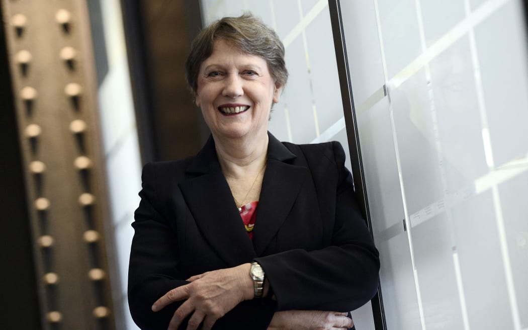 United Nations Development Programme (UNDP) head Helen Clark poses in Paris on June 1, 2015. AFP PHOTO / STEPHANE DE SAKUTIN (Photo by STEPHANE DE SAKUTIN / AFP)