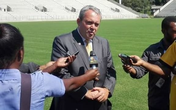 PNG Sports Minister Justin Tkatchenko.
