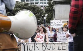 Abortion rally.