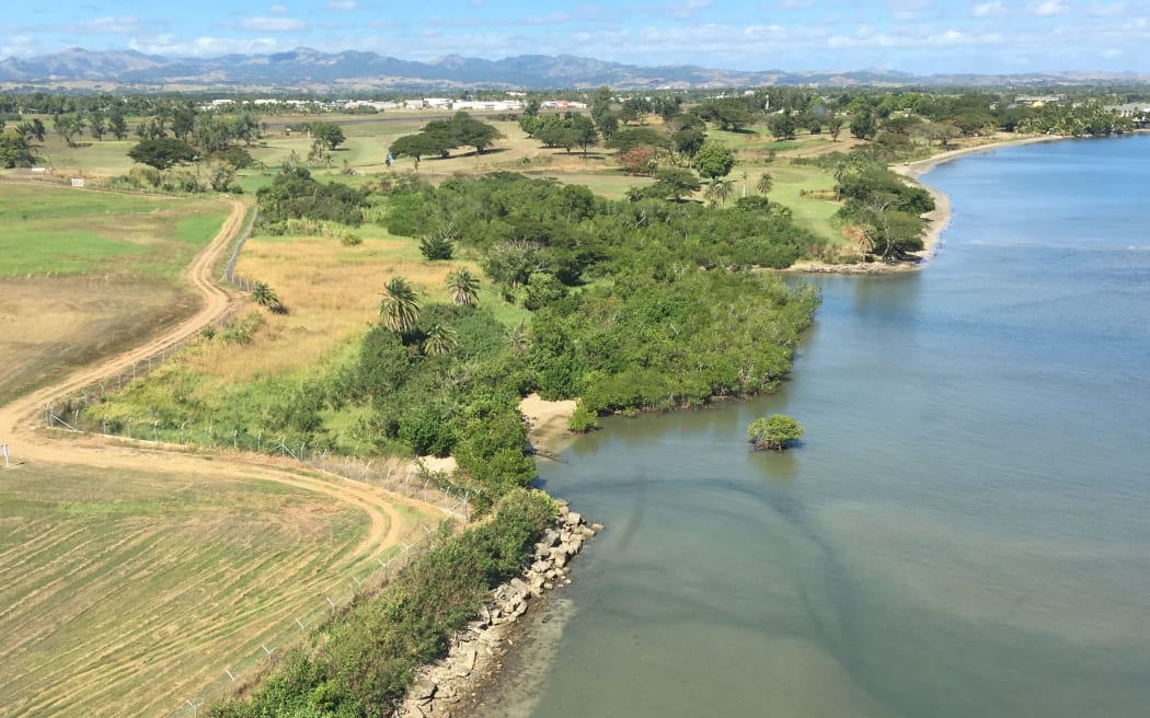 Coastline north of Nadi on Fiji's Viti Levu