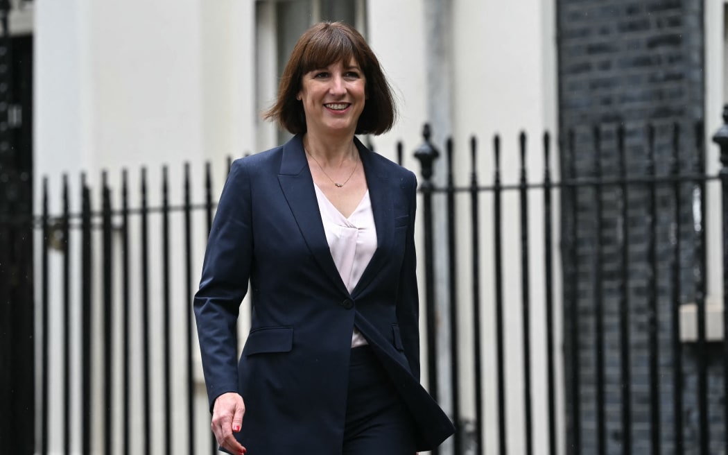Britain's new Chancellor of the Exchequer Rachel Reeves leaves 11 Downing Street in London on July 5, 2024 as cabinet appointments are made, a day after Britain held a general election. Keir Starmer promised to "rebuild Britain" as he took office as the UK's new prime minister following his centre-left Labour party's landslide general election victory that ended 14 years of Conservative rule. (Photo by Paul ELLIS / AFP)