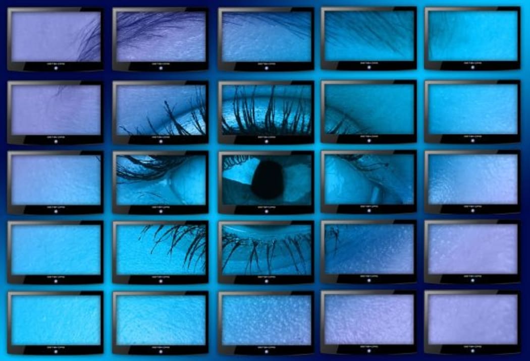 Eyes on screen