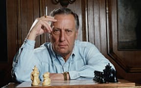 Frederick Forsyth, English writer in 1997. Credit: Ulf Andersen / Aurimages. (Photo by Ulf Andersen / Aurimages via AFP)