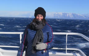 Rochelle Constantine at Cape Adare