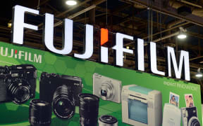 Fujifilm sign and electronic goods