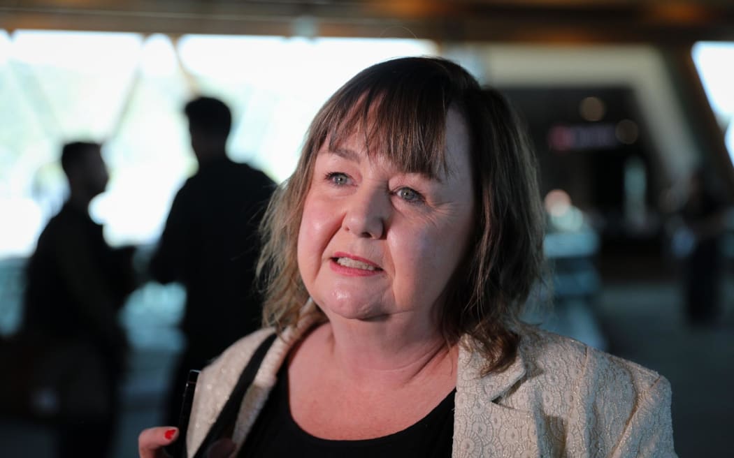 Labour's Megan Woods arrives at Wellington Airport on 16 October 2023 following the election at the weekend.