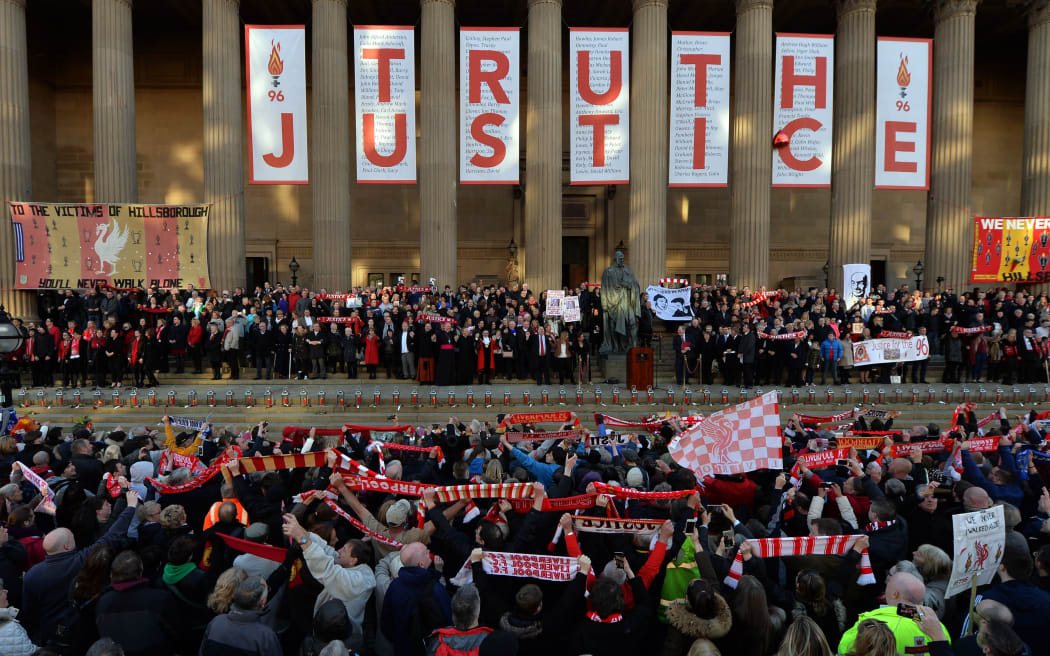 Thousands of people are attending a vigil in Liverpool in memory of those who died in the Hillsborough disaster.
