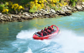 Shotover Jet in Queenstown.