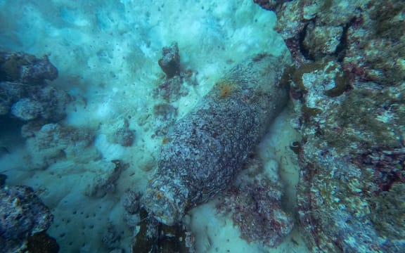 bomb found at Nanumea in Tuvalu