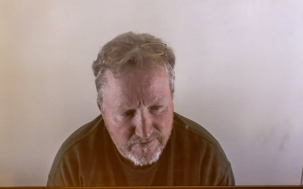 Leo Darin Goodwin appearing via AVL at the Christchurch District Court.