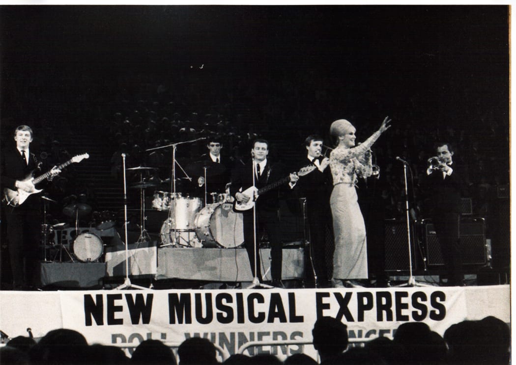 Dusty Springfield and The Echoes at an NME concert in 1965