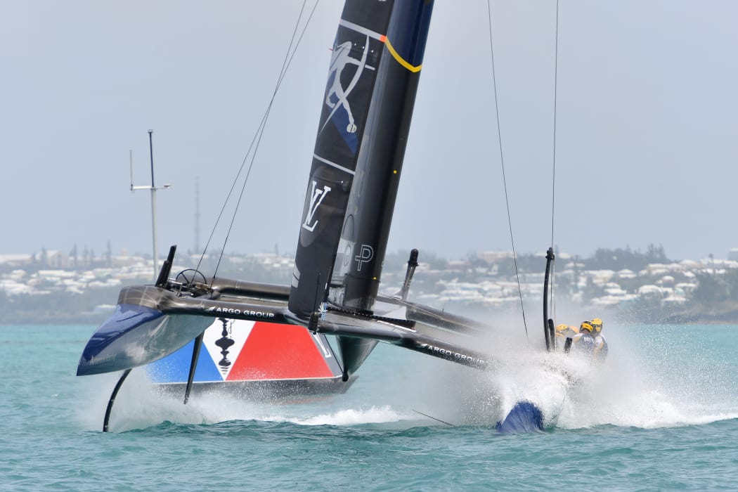 Artemis Racing  racing Softbank Team Japan 8 June Bermuda